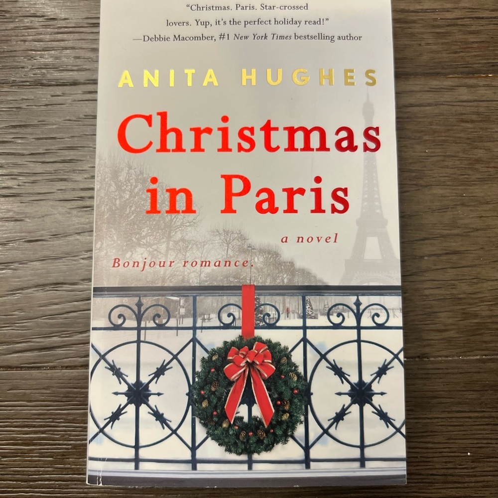 📚4/$25 Christmas in Paris Novel by Anita Hughes